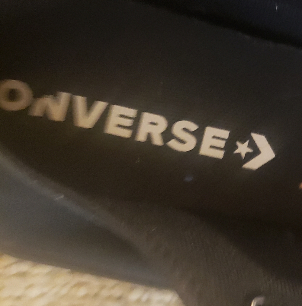 Converse Chuck Taylor All Star Low – Monochrome Triple Black Unisex Men7/Woman9 - Picture 2 of 11